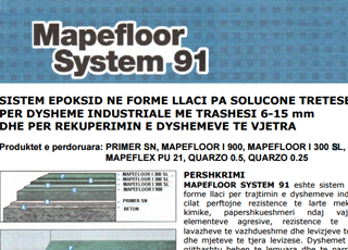 Mapefloor System 91