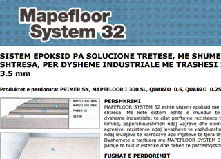 Mapefloor System 32