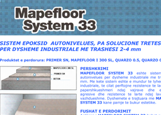 Mapefloor System 33